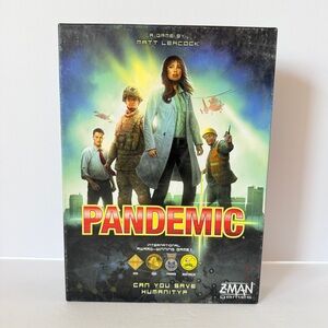 Pandemic Cooperative Board Game by Z-Man Games – Complete & Excellent Condition